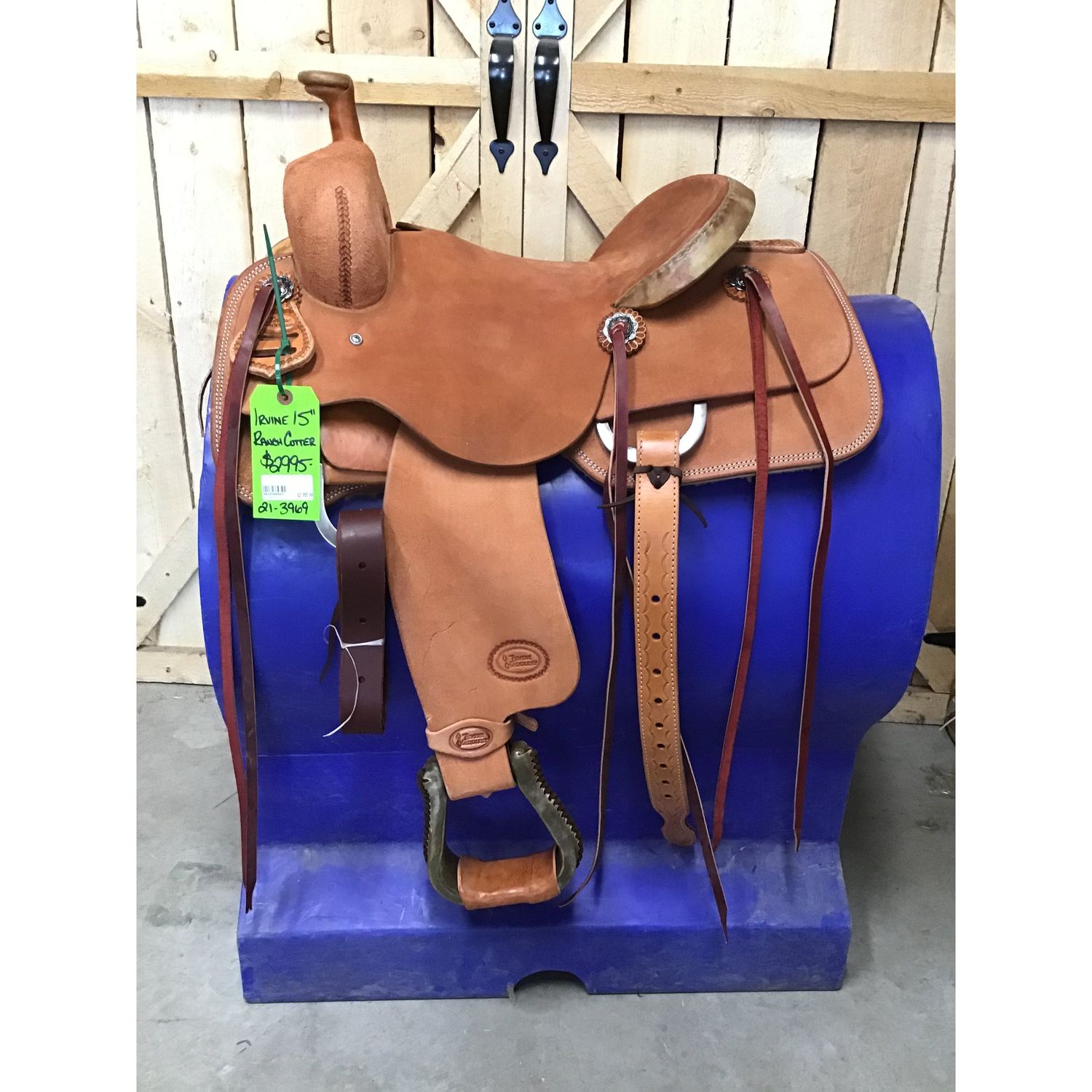 Irvine 15" Ranch Cutting Saddle - 21-3969
