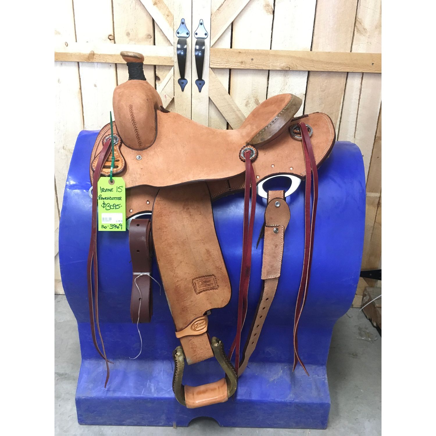 Irvine 15" Ranch Cutting Saddle - 16-3969