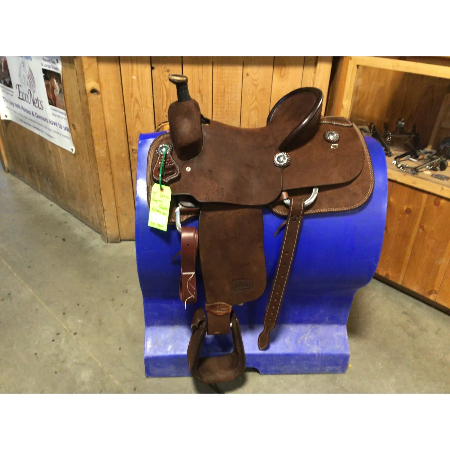 Irvine 15" Roping Saddle-3