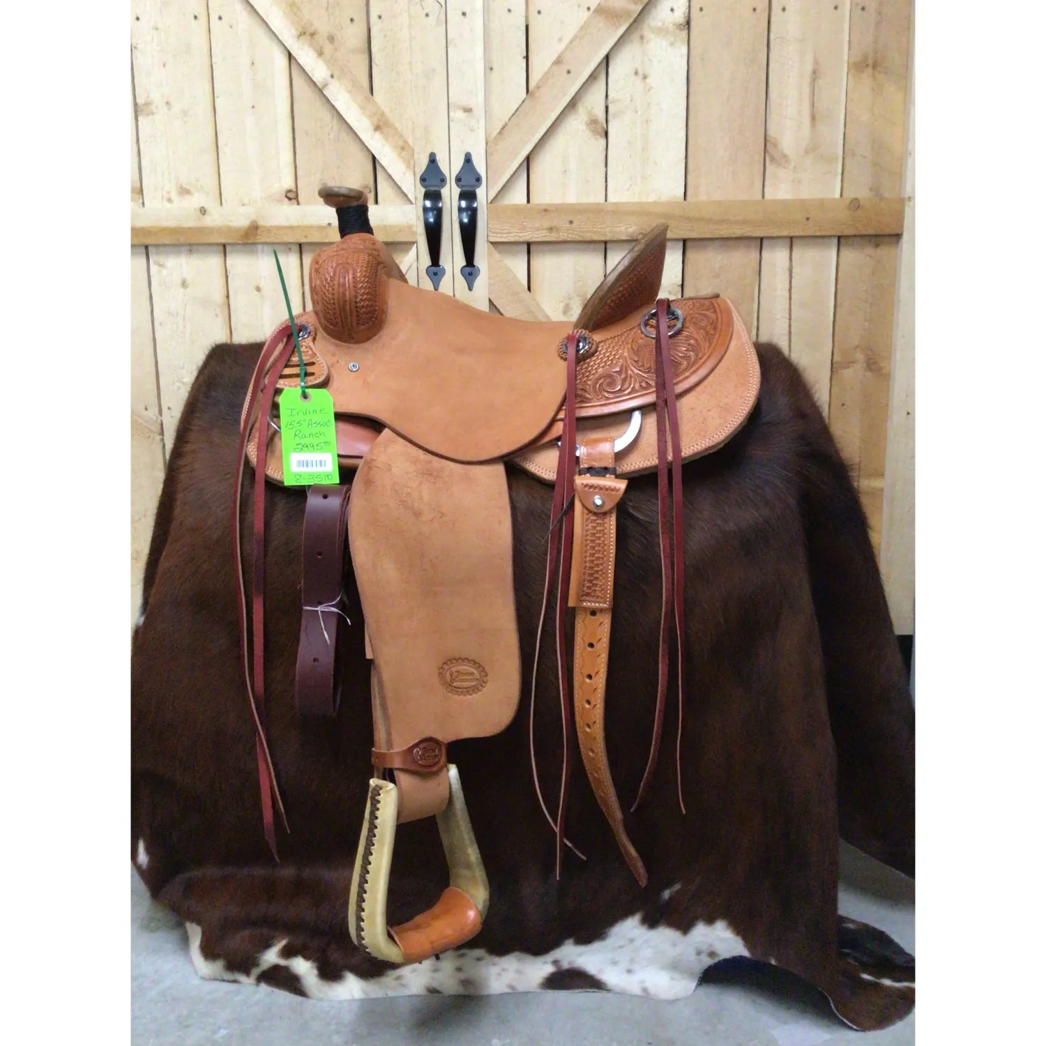 Irvine 15.5" Association Ranch Saddle-4