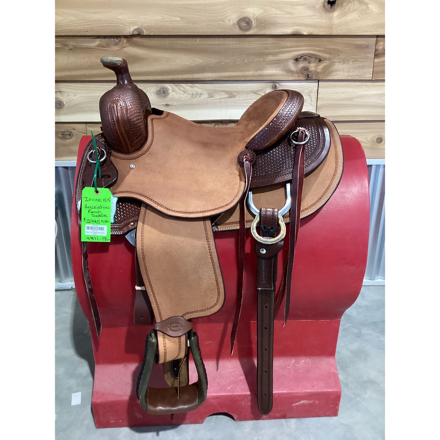 Irvine 15.5" Association Ranch Saddle-3