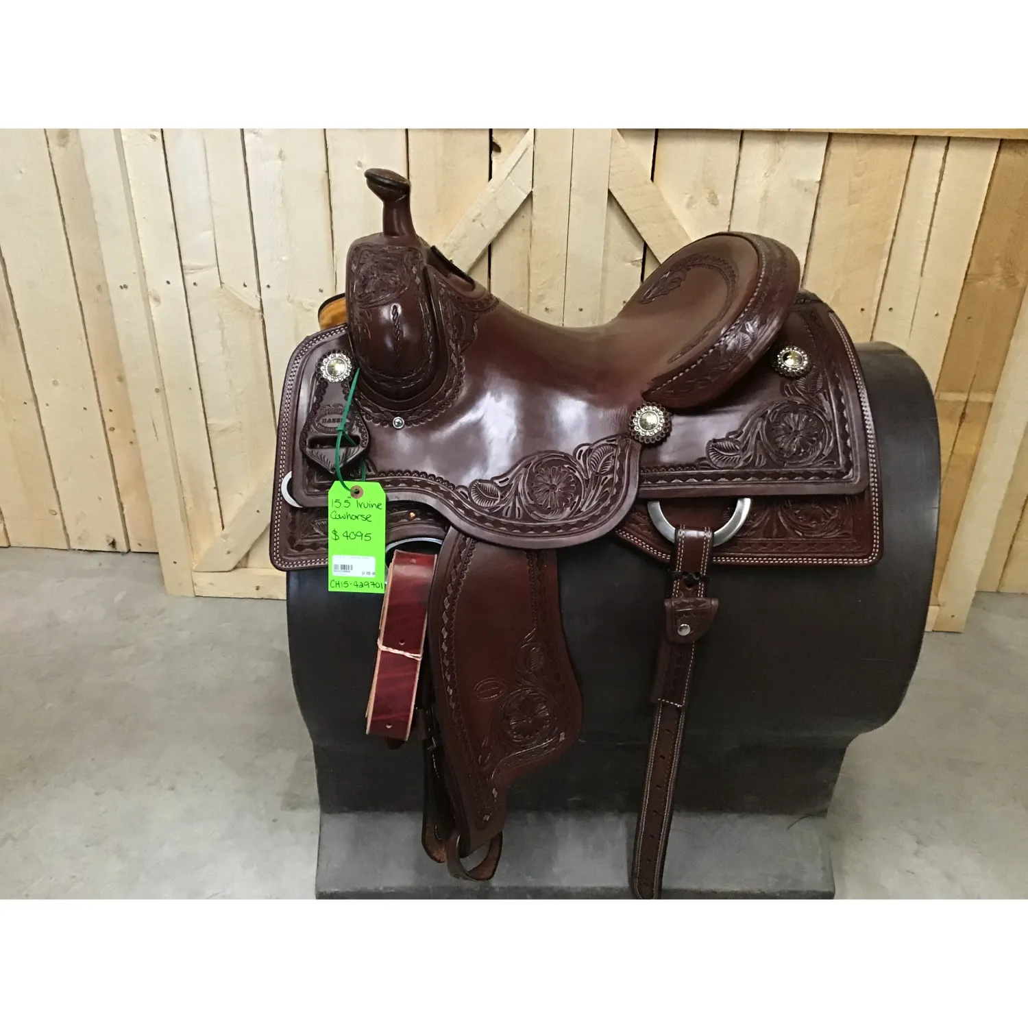 Irvine 15.5" Cowhorse Saddle - CH15-429701