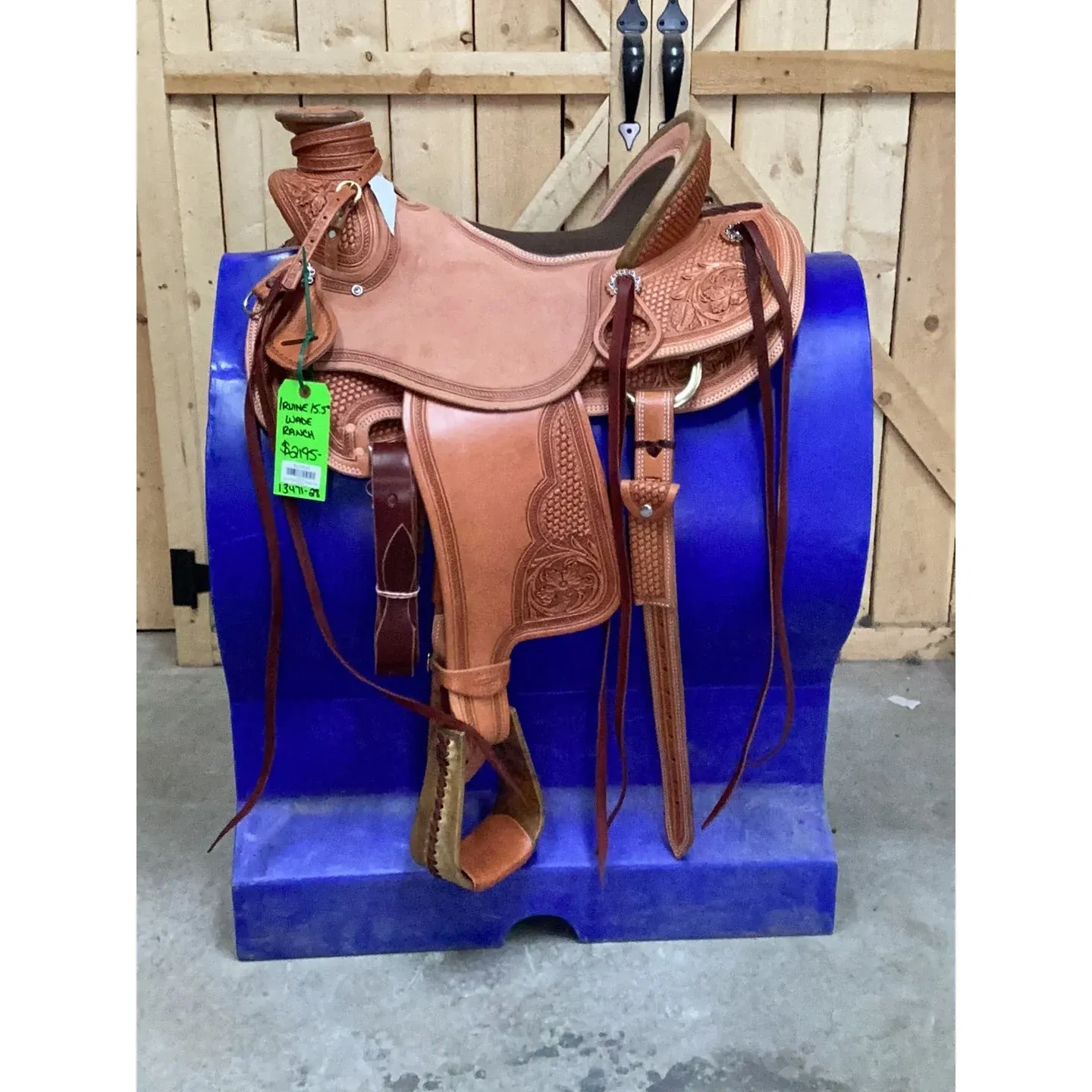 Irvine 15.5" Wade Ranch - 3/4 Basic Tooling Inlay Seat