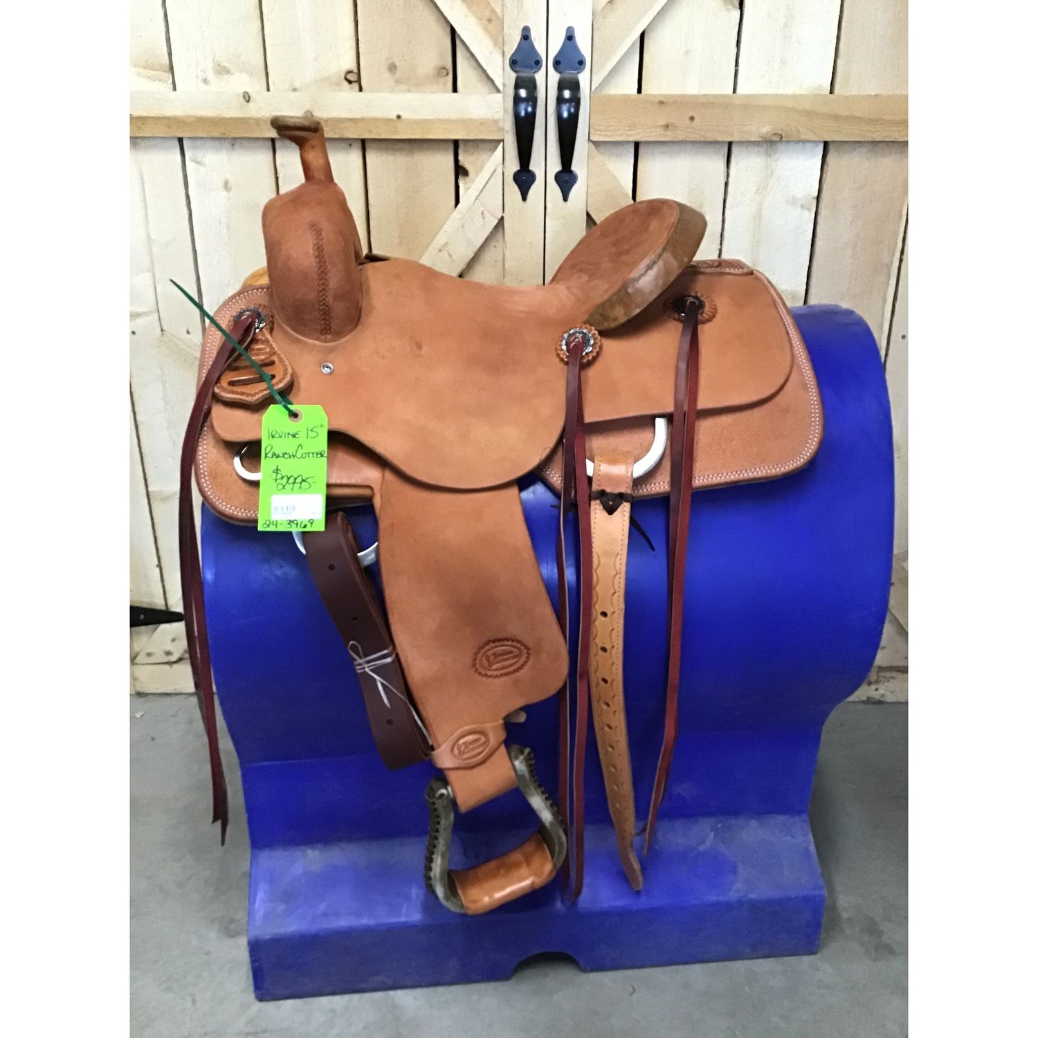 Irvine 15" Ranch Cutting Saddle - 24-3969