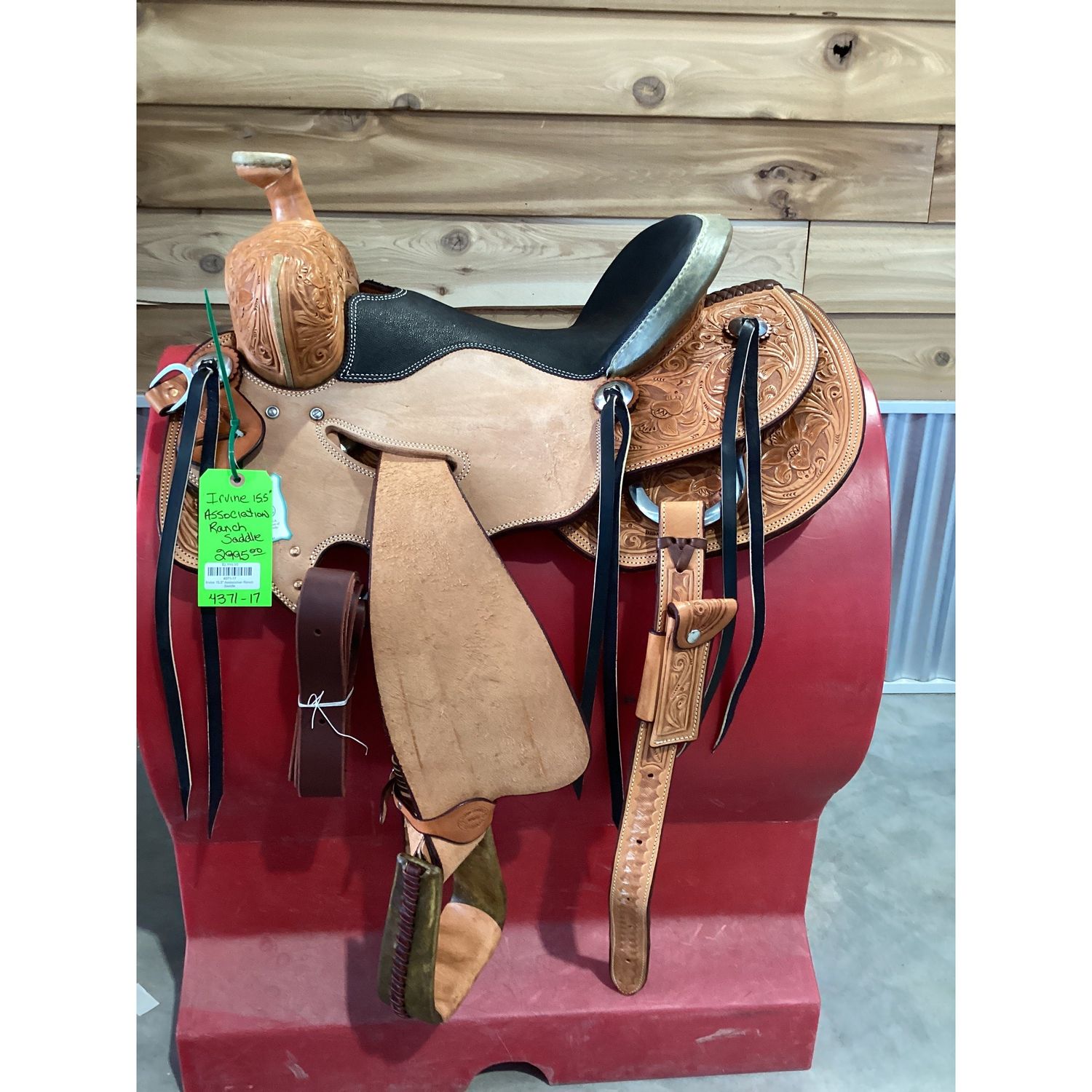 Irvine 15.5" Association Ranch Saddle-2