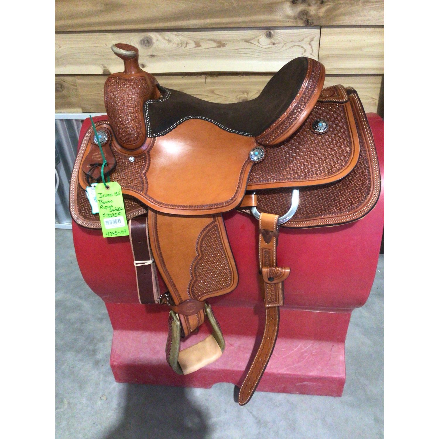 Irvine 15.5" Bowen Roping Saddle-5