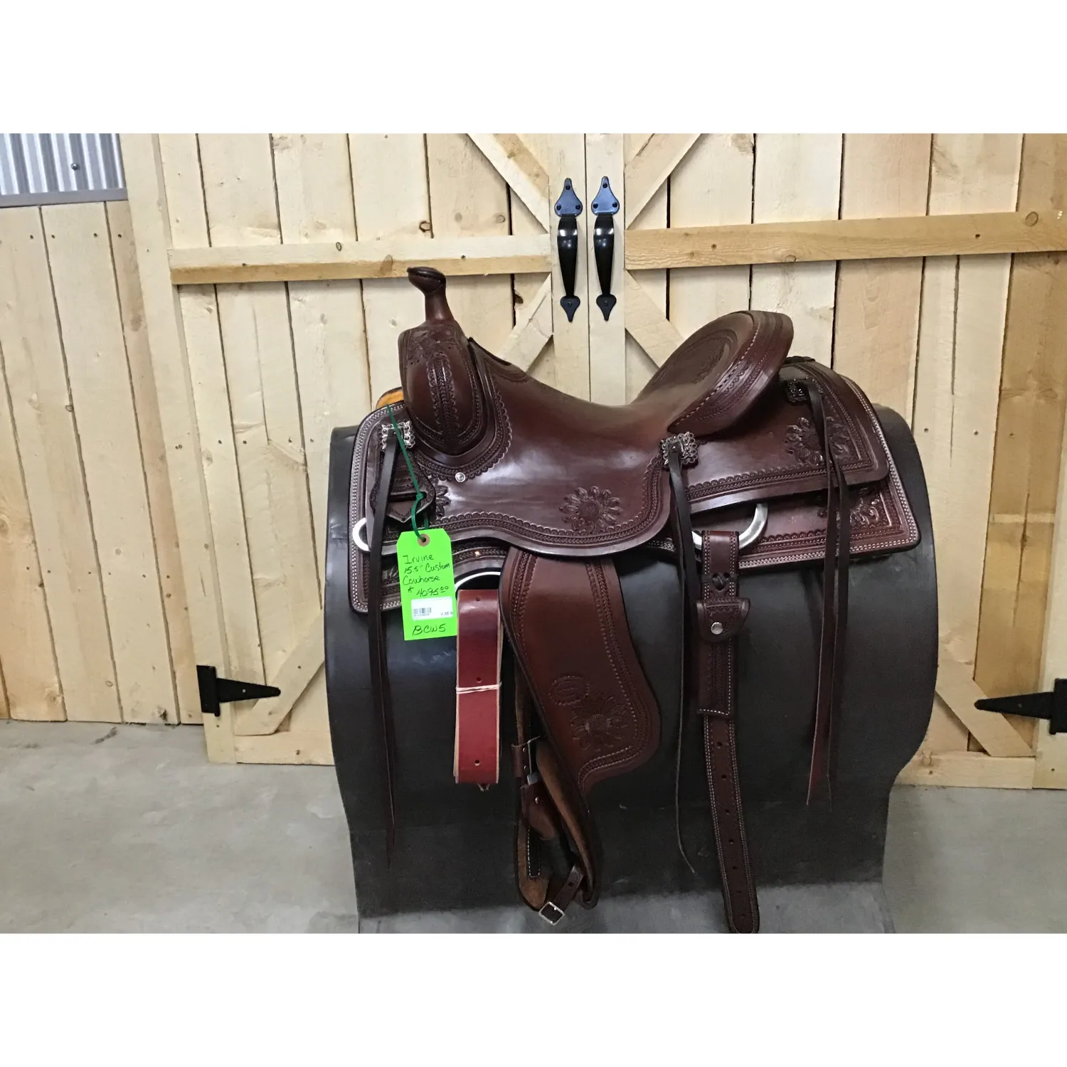 Irvine 15.5" Custom Cowhorse Saddle - BCW5