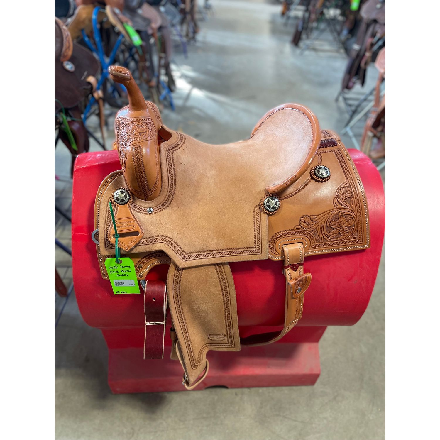 Irvine 15.5" Elite Barrel Saddle - 12-001