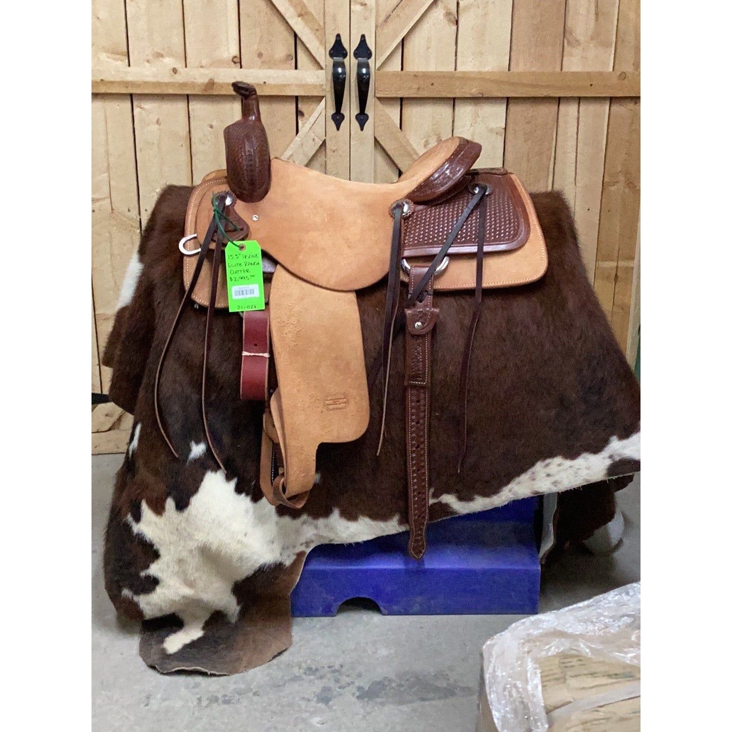 Irvine 15.5" Elite Ranch Cutting Saddle-1