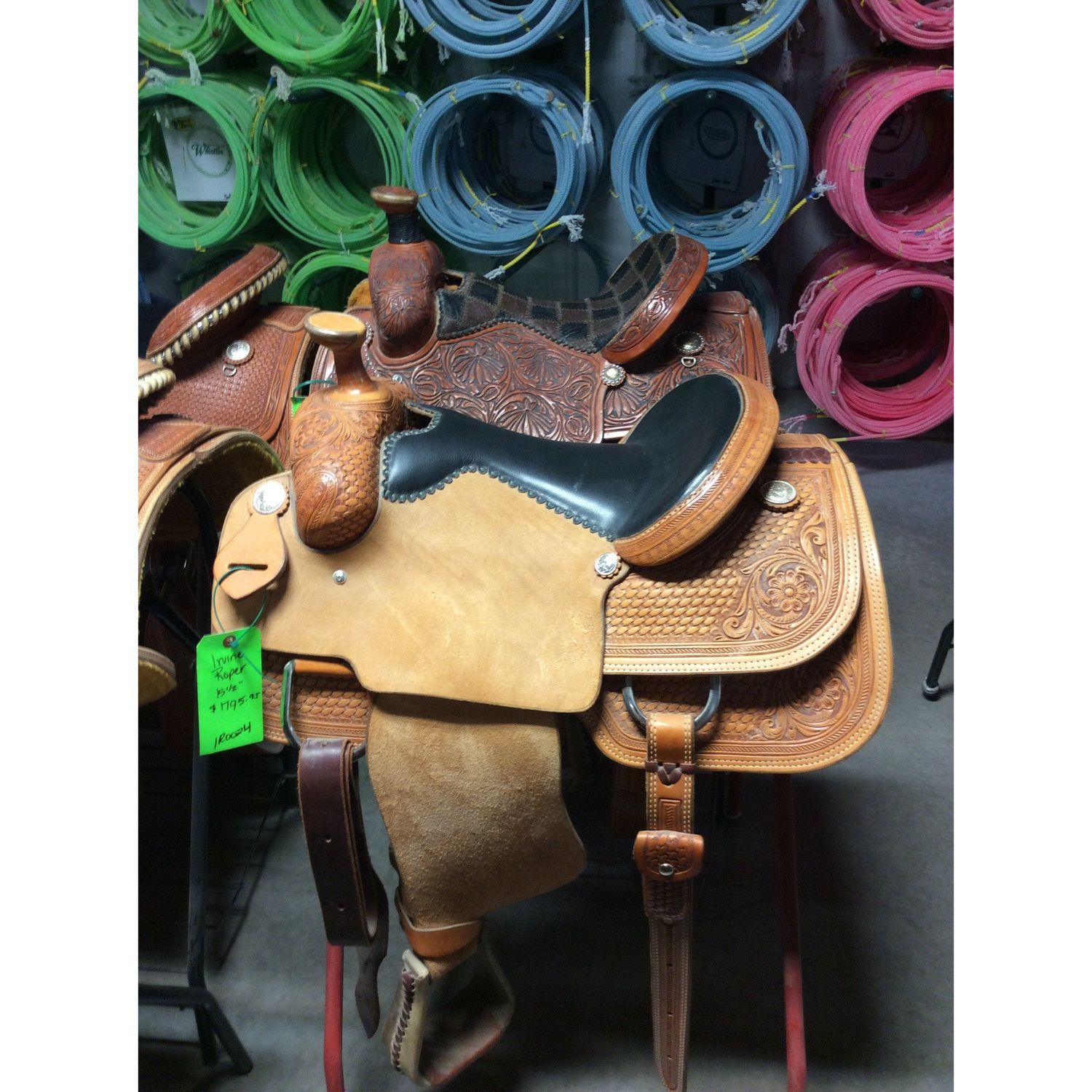 Irvine 15.5" Rope Saddle-1