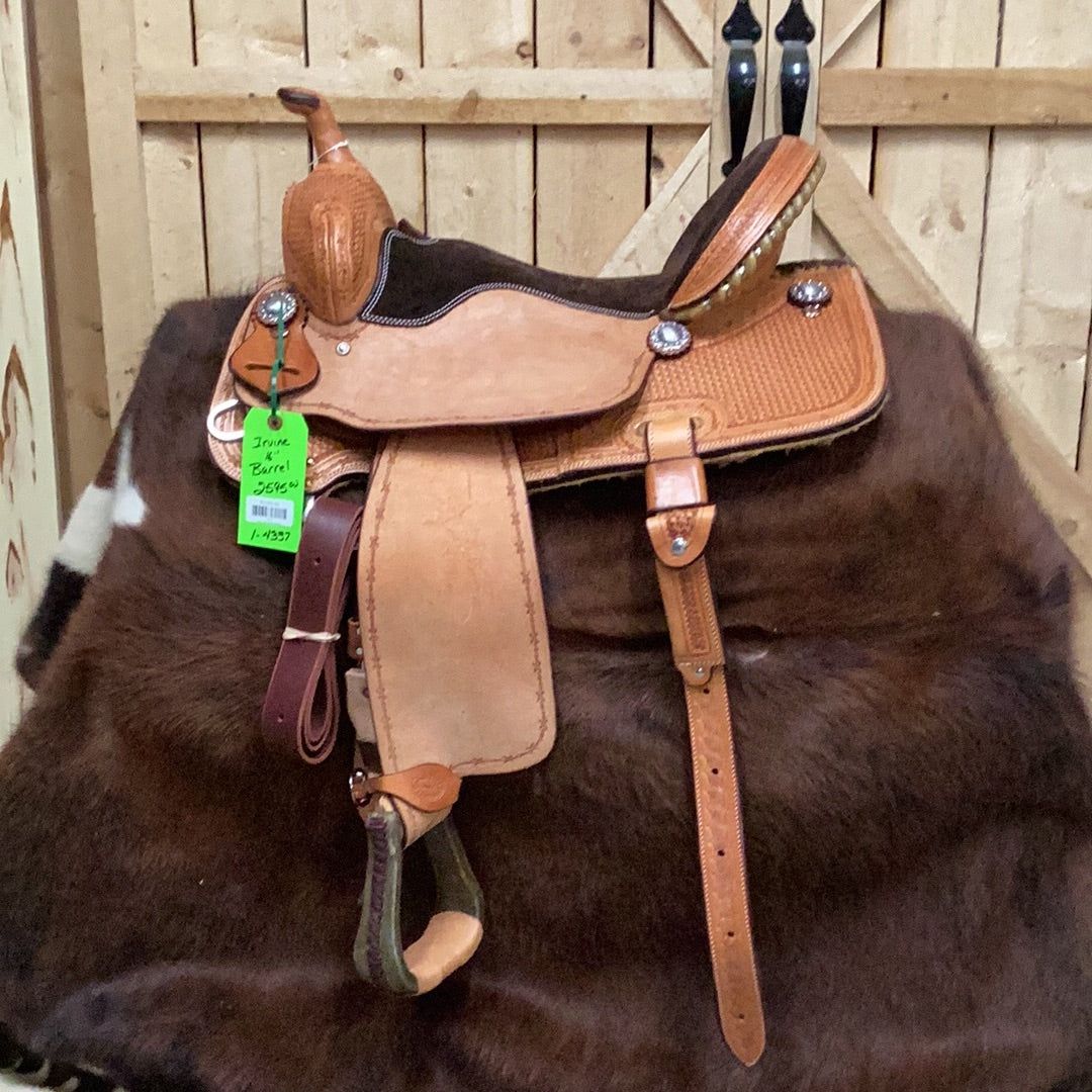 Irvine 16" Barrel Saddle-3