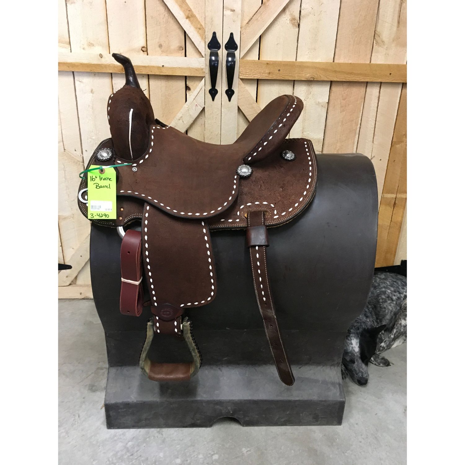 Irvine 16" Barrel Saddle - 3-4290
