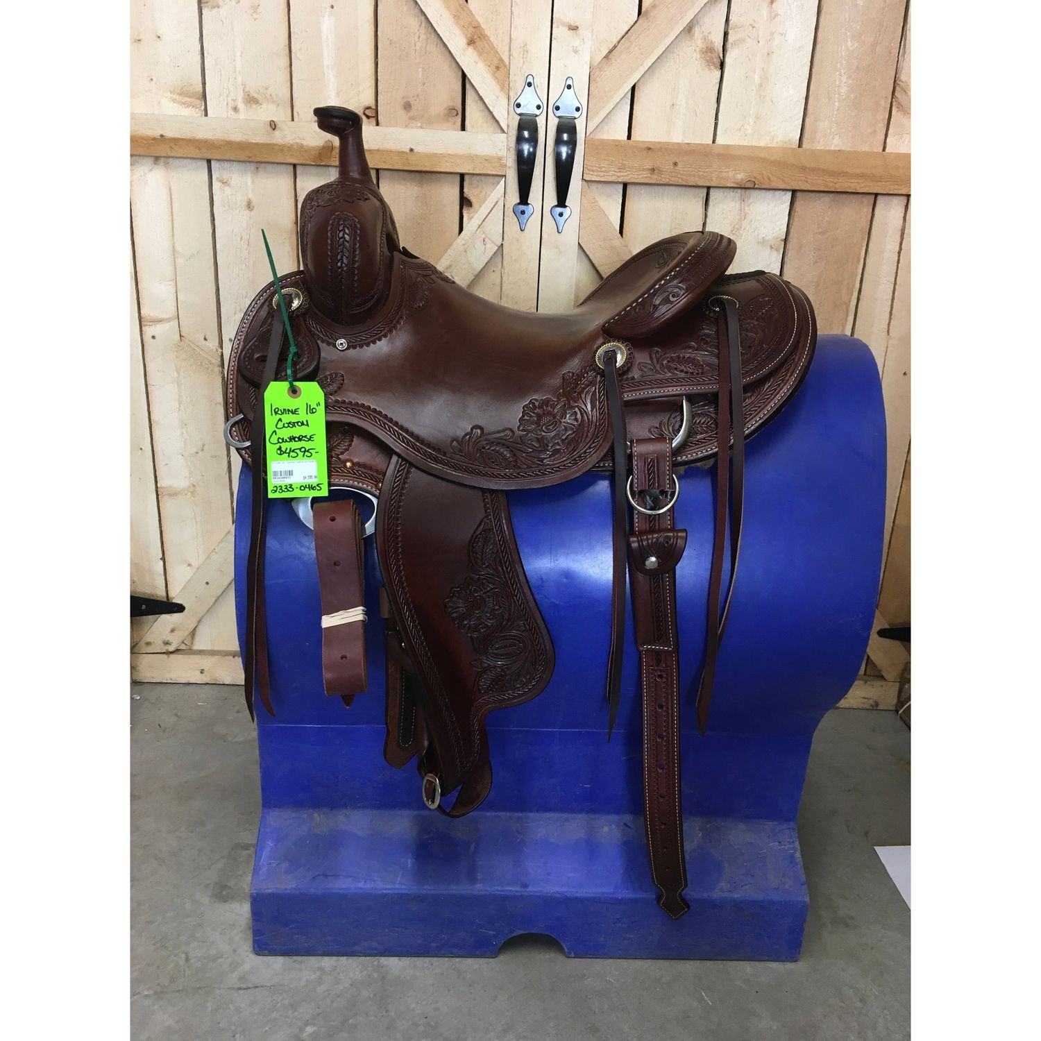 Irvine 16" Custom Cowhorse Saddle - 2333-0465
