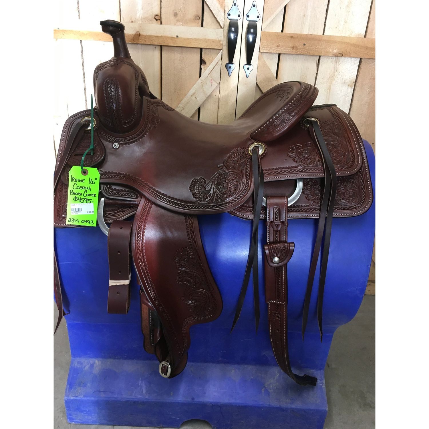 Irvine 16" Custom Ranch Cutter Saddle - 2314-0493