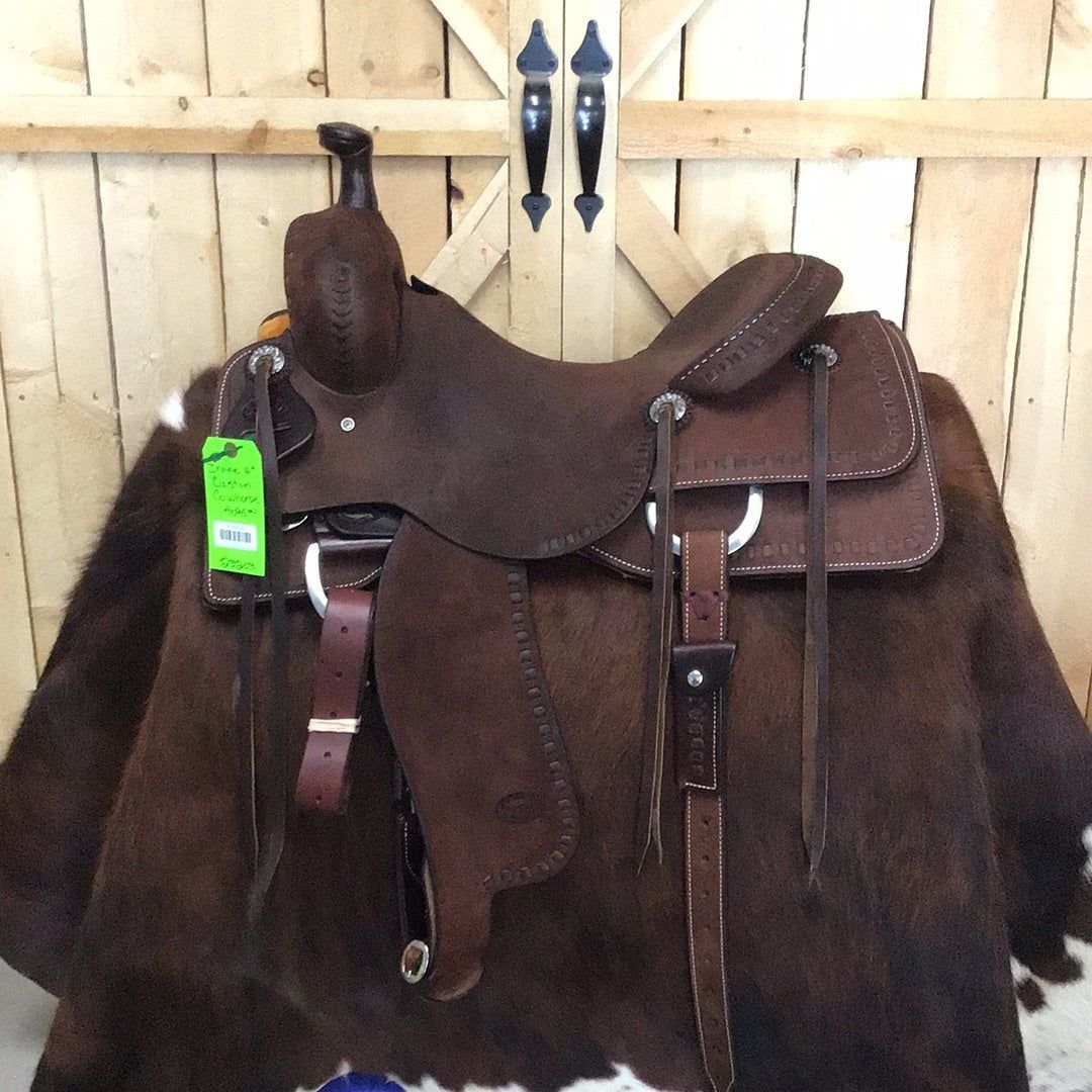 Irvine 16" Custom Ranch Cutting Saddle-1