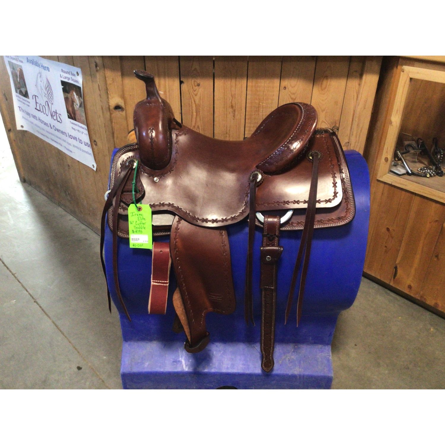 Irvine 16" Elite Cutting Horse Saddle - 40-001
