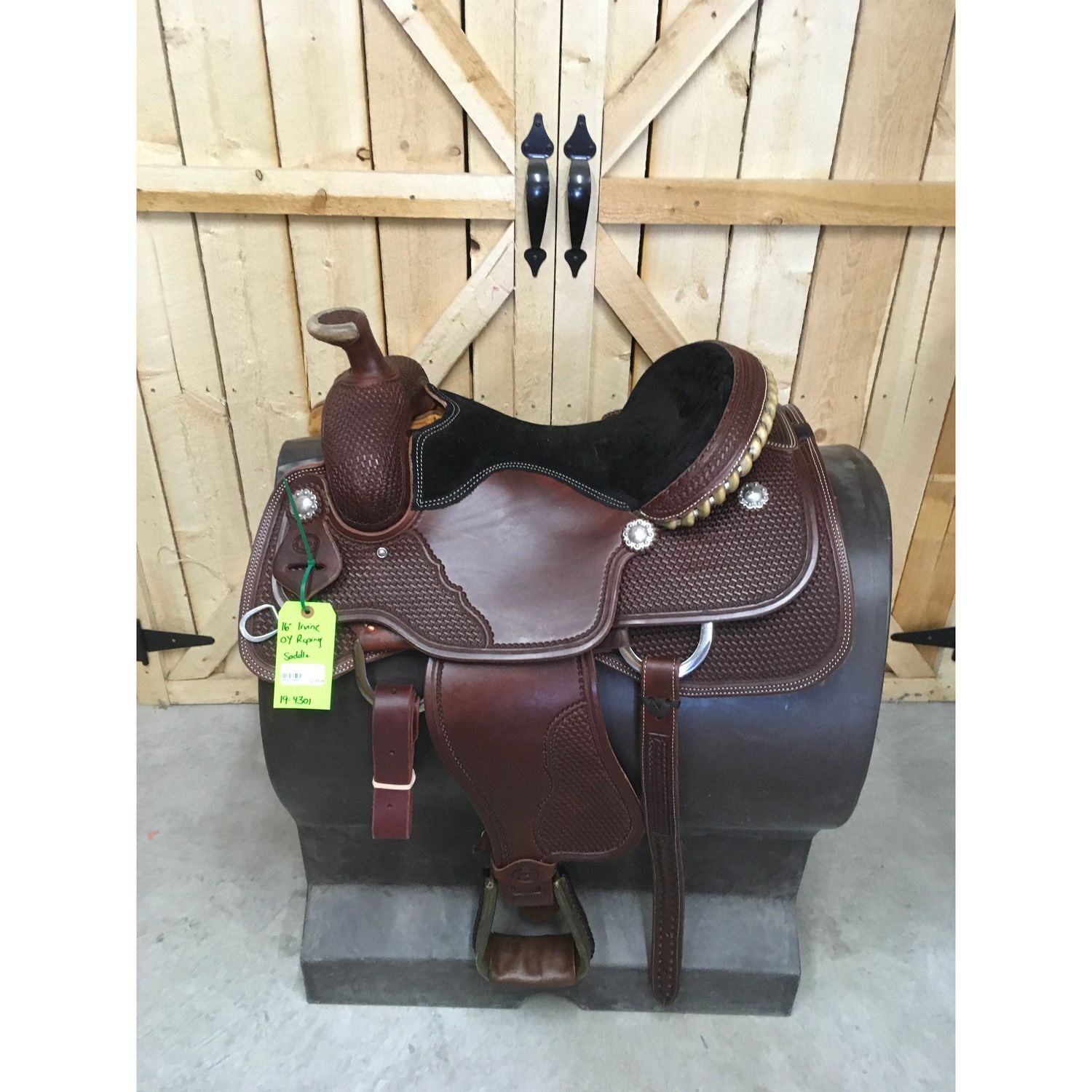 Irvine 16" OY Roping Saddle - 19-4301