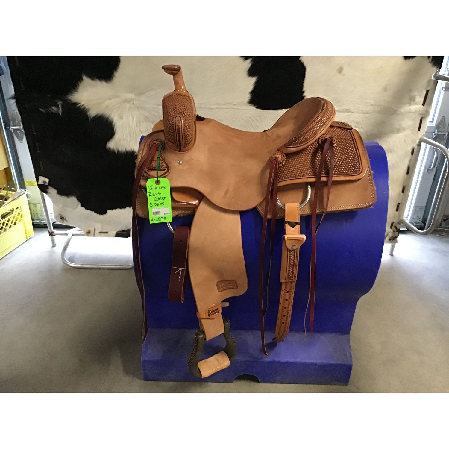 Irvine 16" Ranch Cutter Saddle - 4-3875