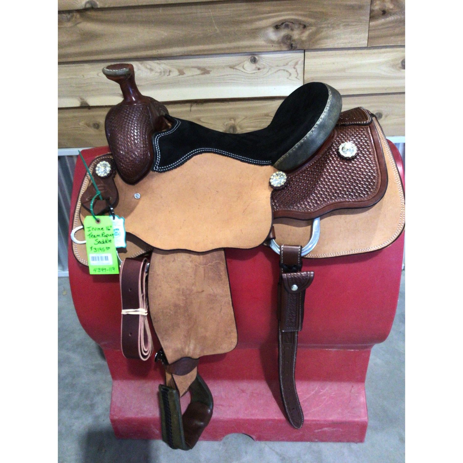 Irvine 16" Team Roping Saddle-4