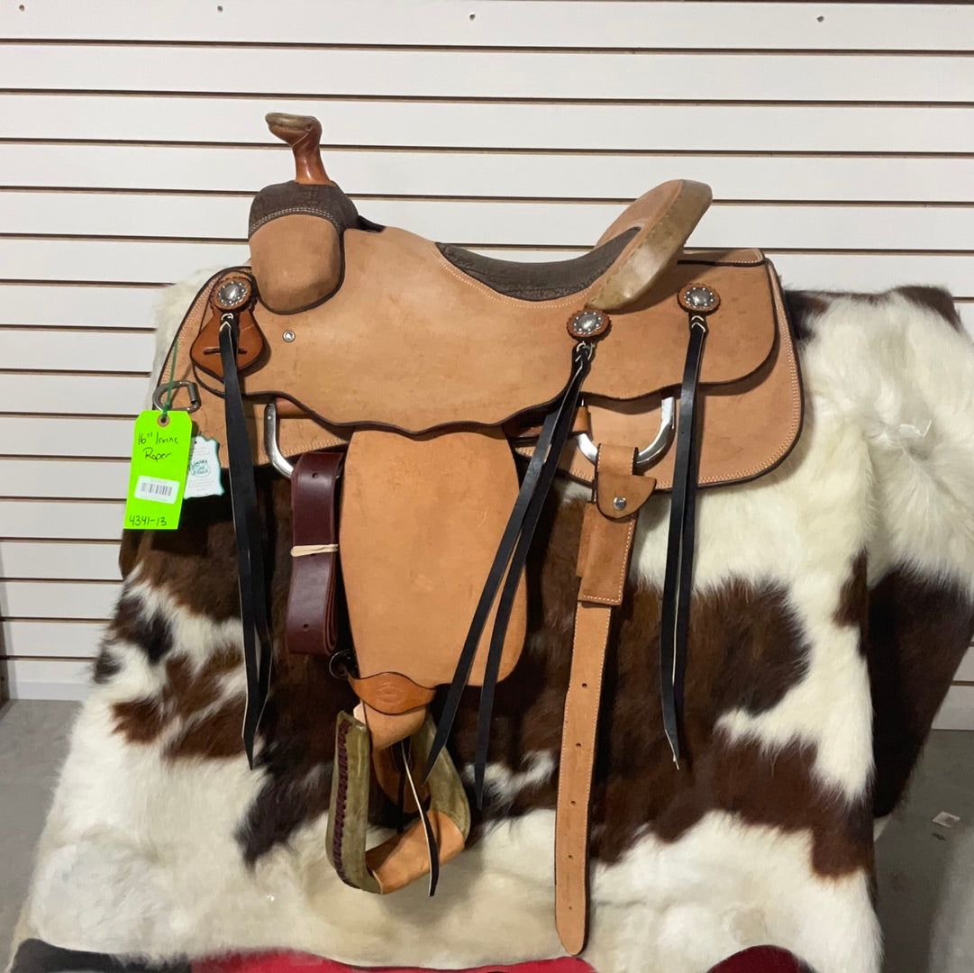 Irvine 16" Team Roping Saddle-3