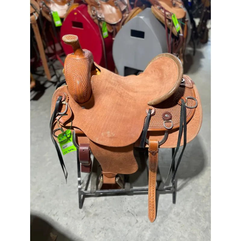 Irvine 16.5" Association Basketweave Stamp r/o Seat/Fender - 17-4290