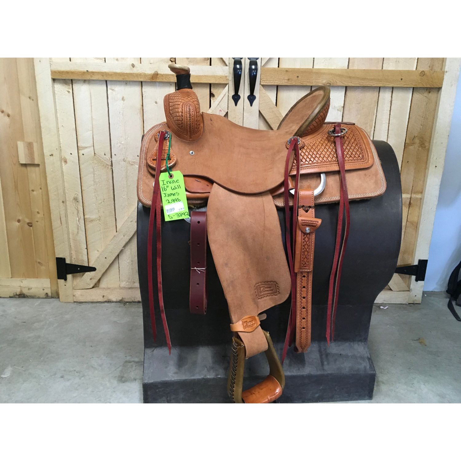 Irvine 16" Will James Ranch Saddle - 5-3892