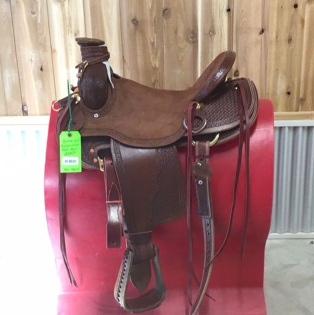 Irvine 16.5" Association Saddle - Post Horn