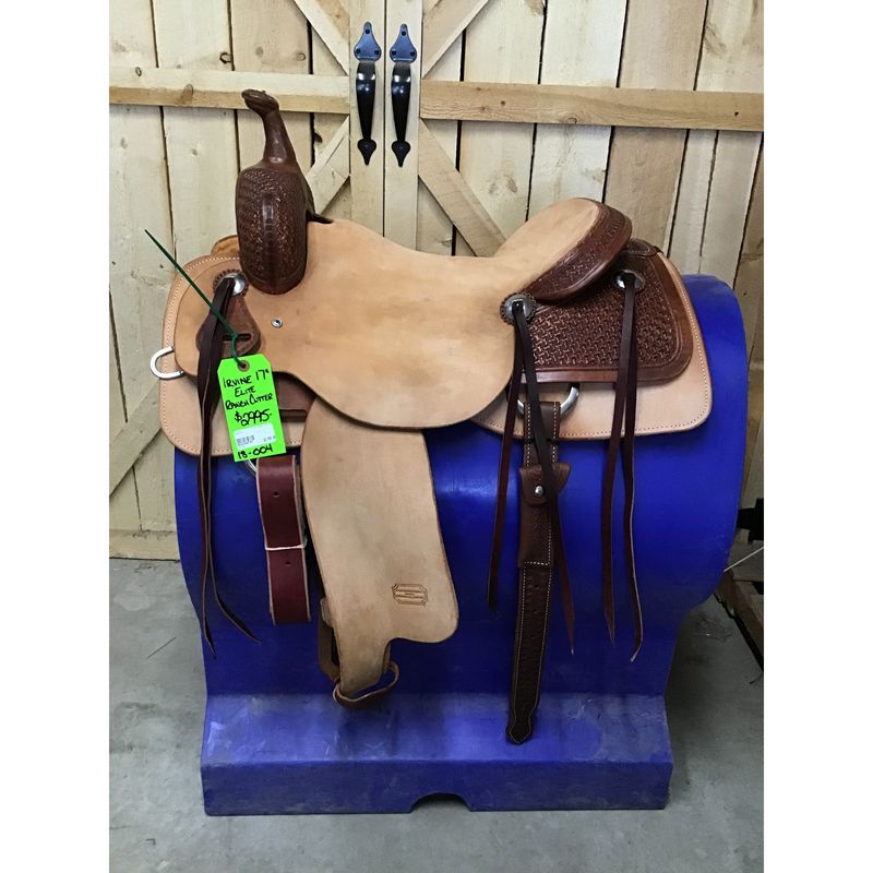 Irvine 17" Elite Ranch Cutting Saddle - 18-004