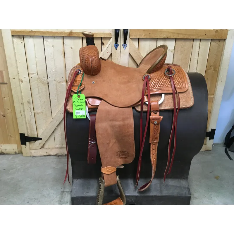Irvine 15.5" Will James Ranch Saddle - 3-3892