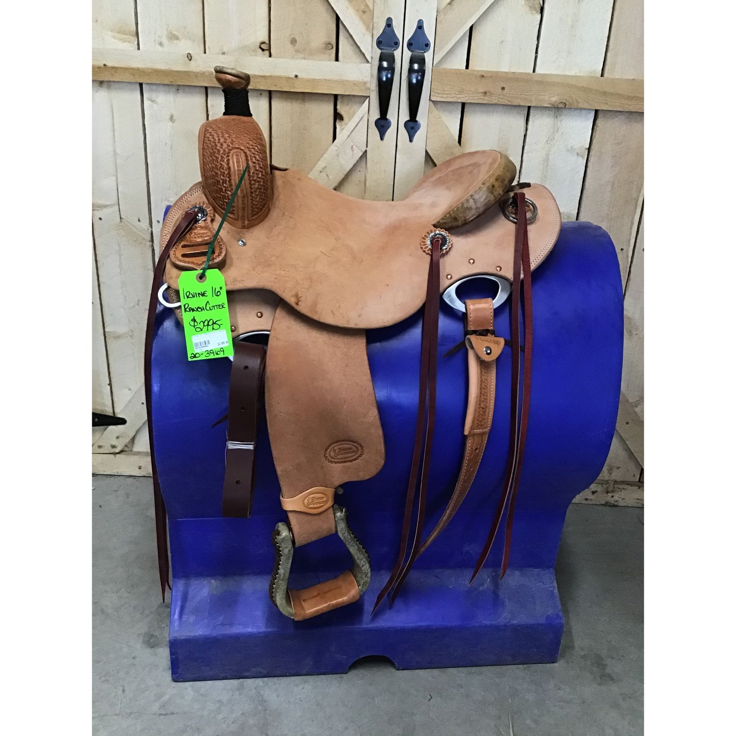 Irvine 16" Ranch Cutting Saddle - 20-3969