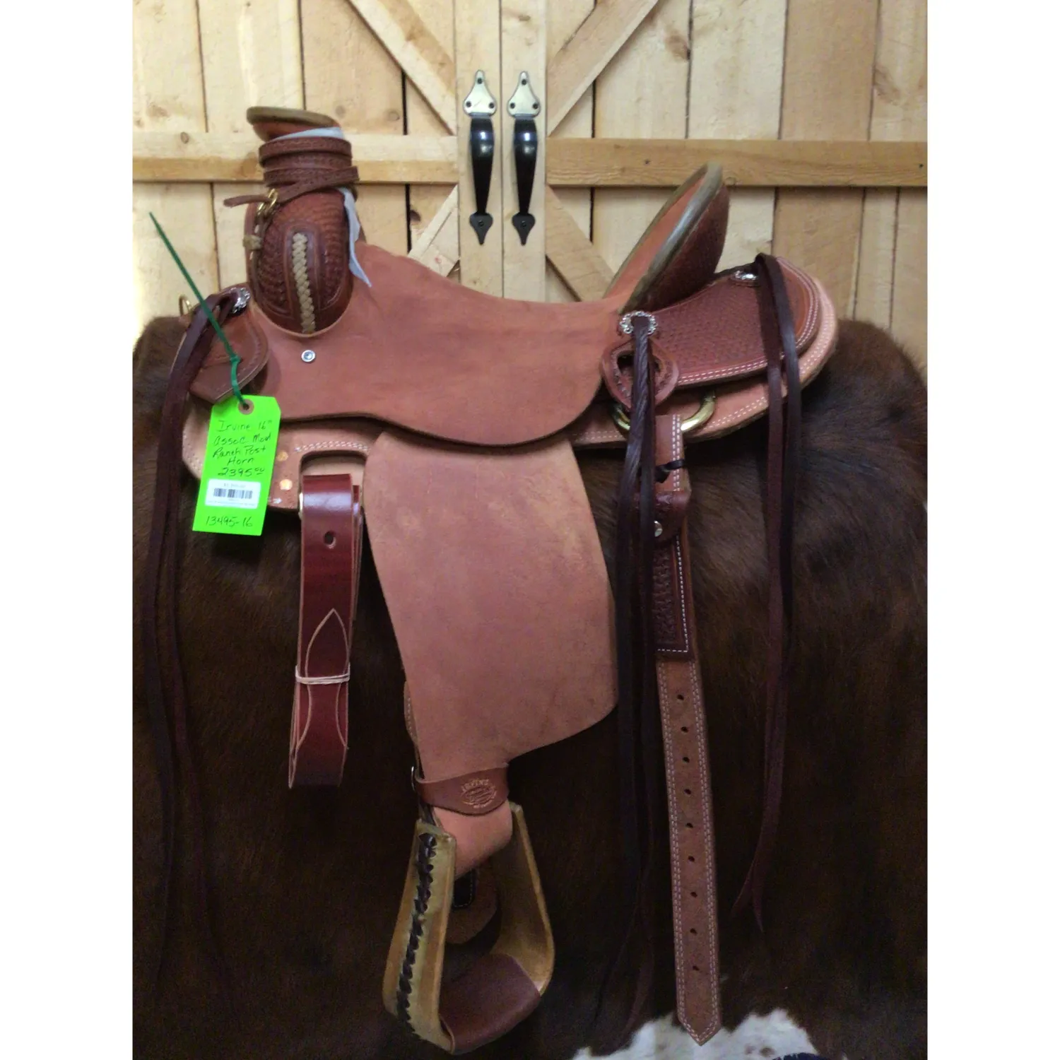 Irvine 16" Roughout Post Horn Association Modified Ranch Saddle