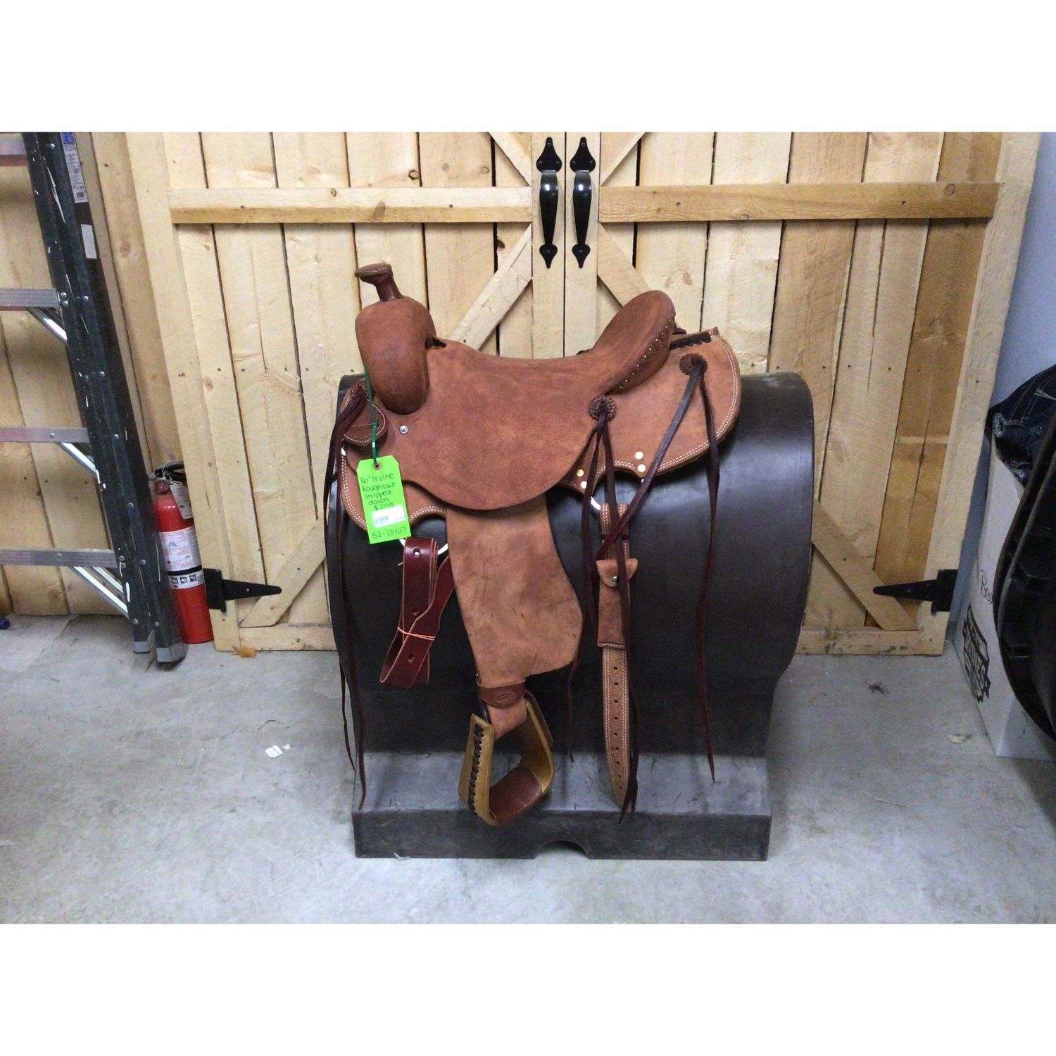 Irvine 16" Roughout Stripped Down Saddle - 52-13407