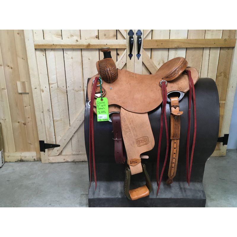Irvine 16" Will James Ranch Saddle - 12-3892