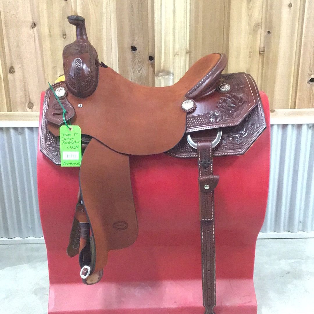 Irvine 17" Custom Ranch Cutting Saddle