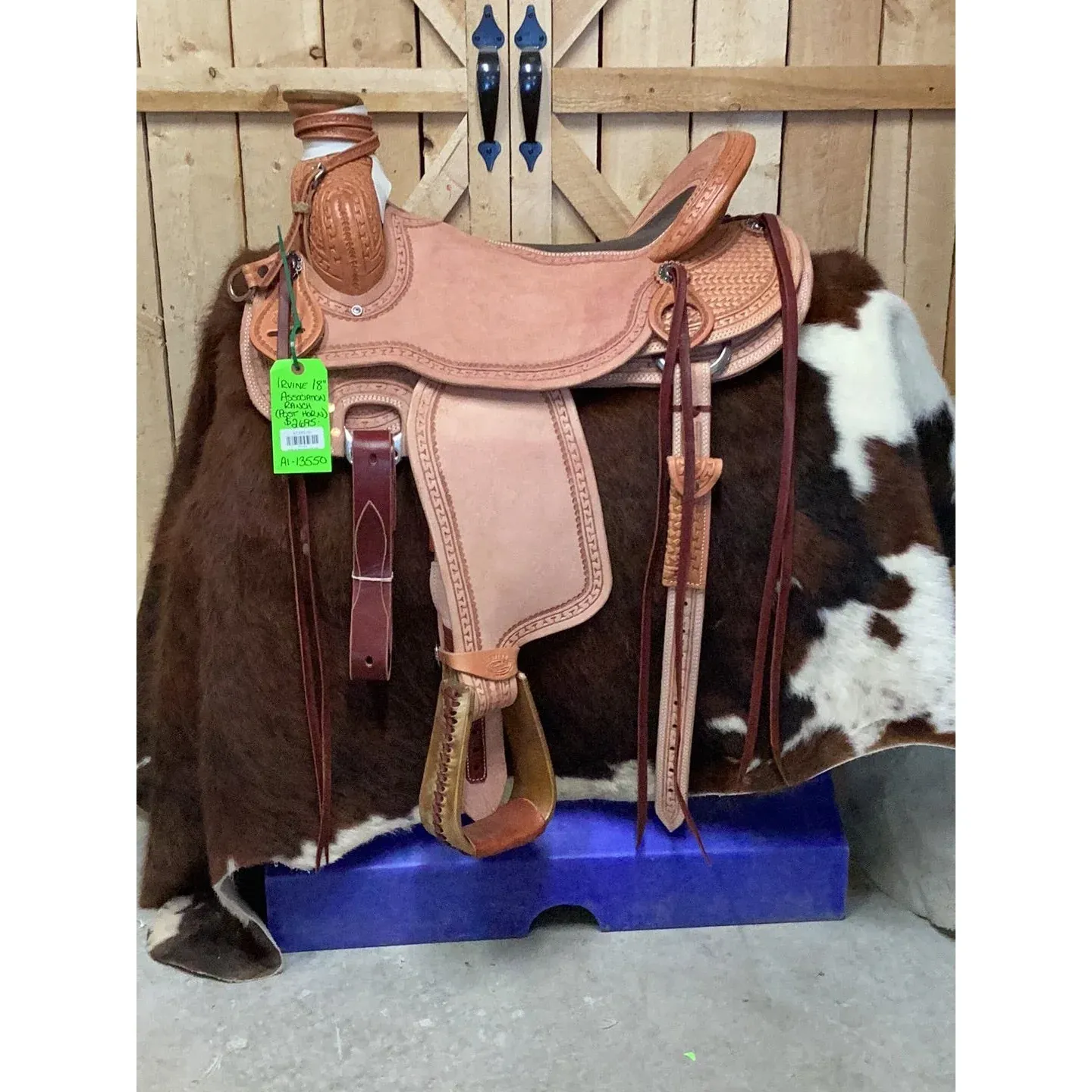 Irvine 18" Post Horn Association Ranch Saddle