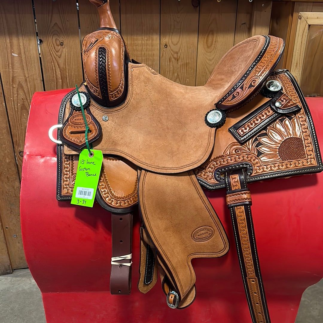 Irvine Custom 13" Barrel Saddle-1