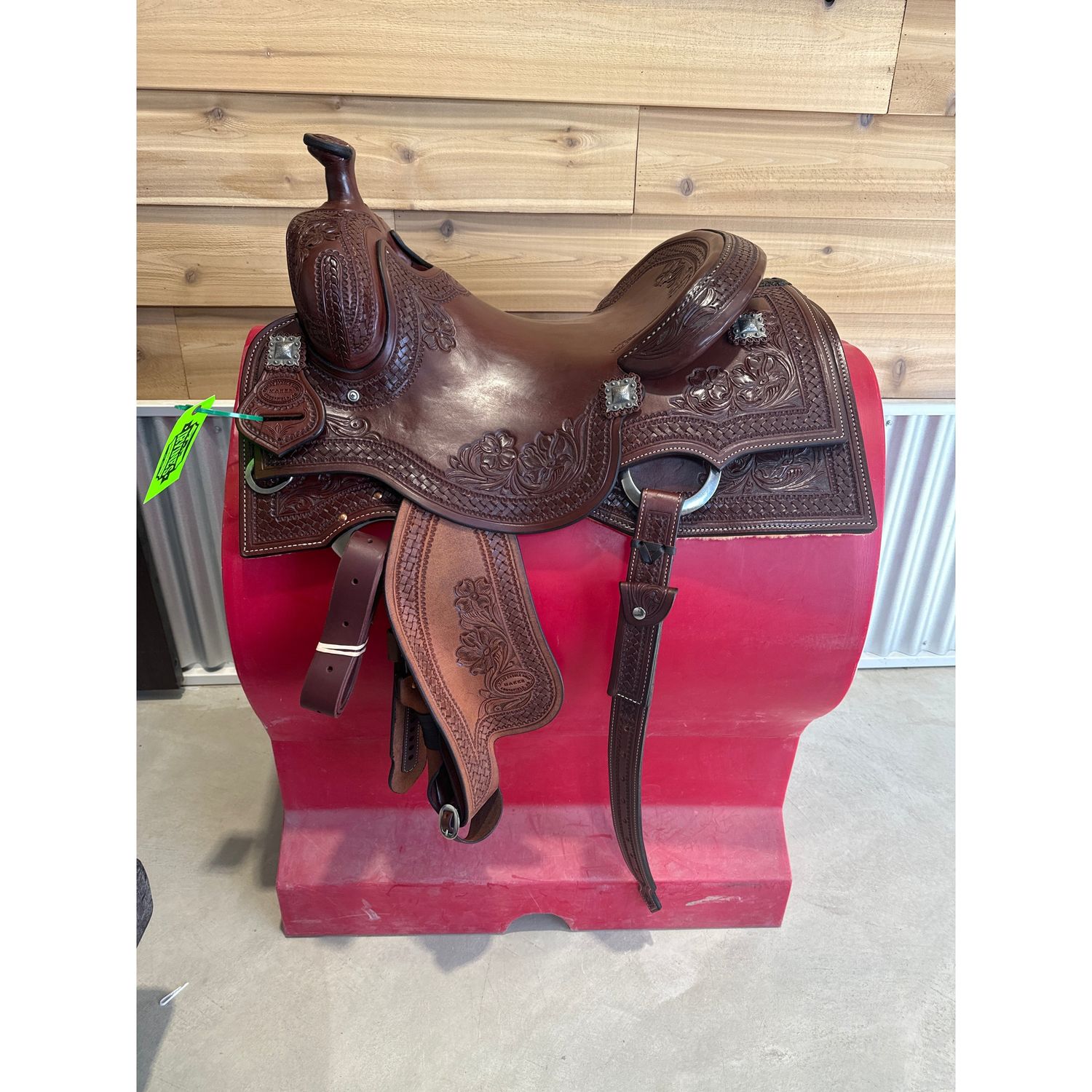 Irvine Custom 16" Cowhorse Saddle-1