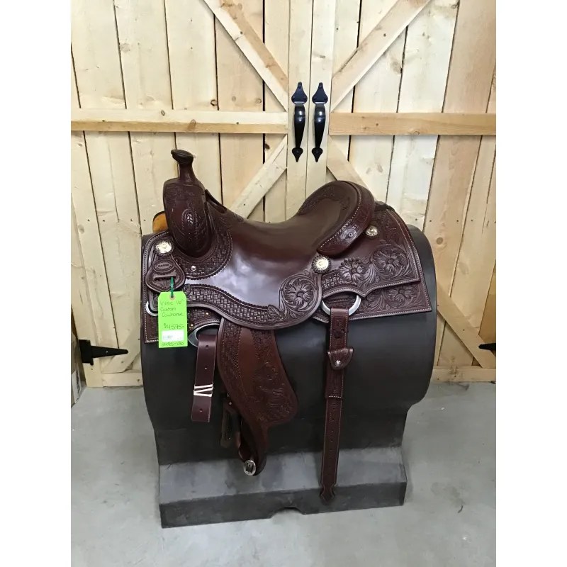 Irvine Custom 16" Cowhorse Saddle - 2485-136