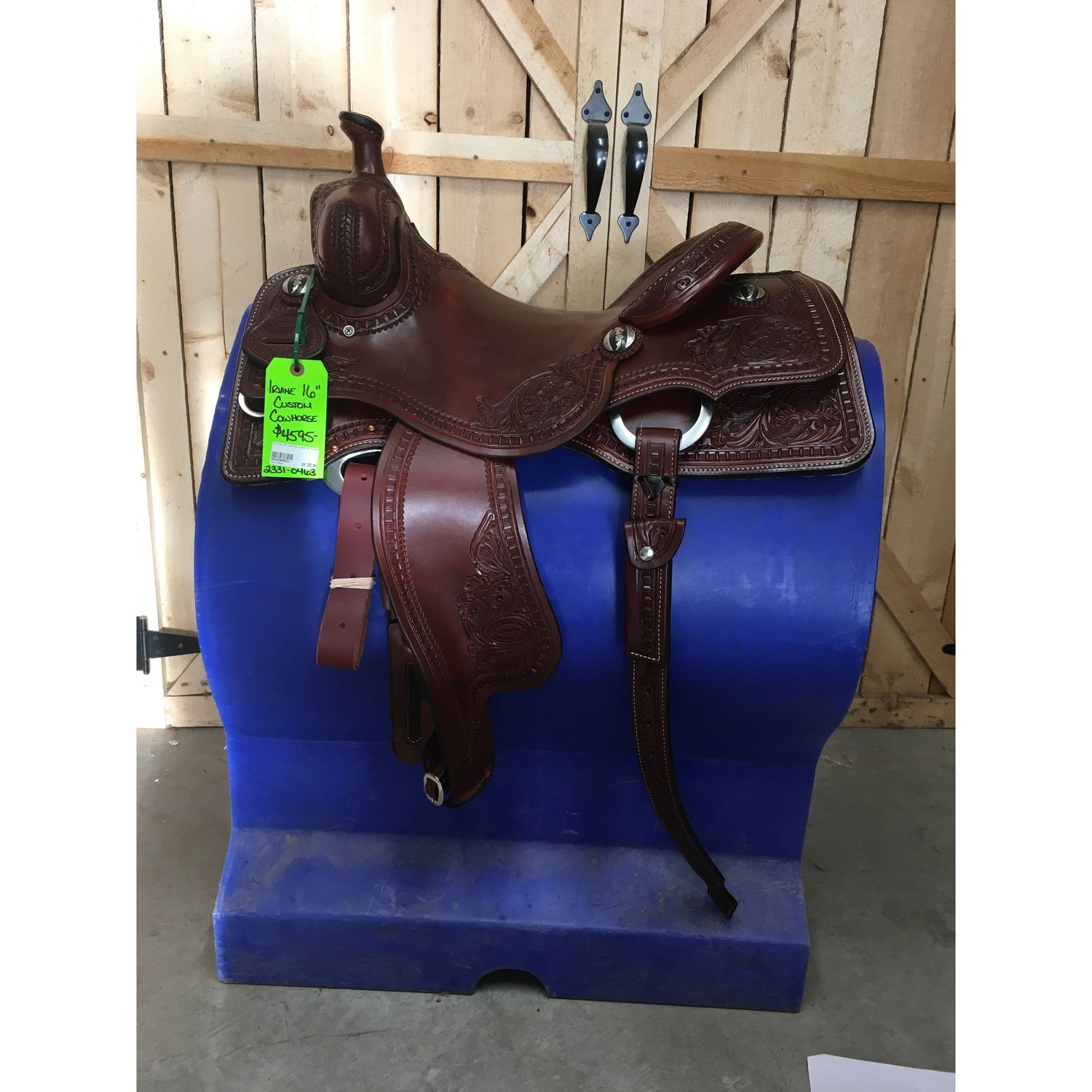 Irvine Custom 16" Cowhorse Saddle - 2331-0463