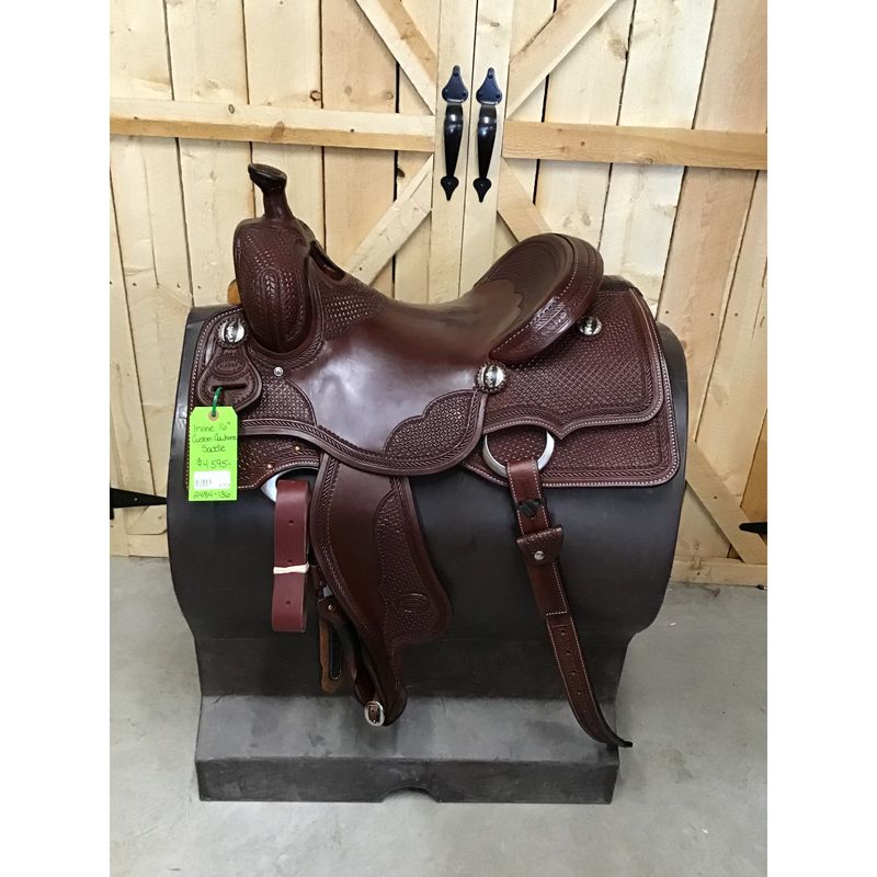 Irvine Custom 16" Cowhorse Saddle - 2484-136