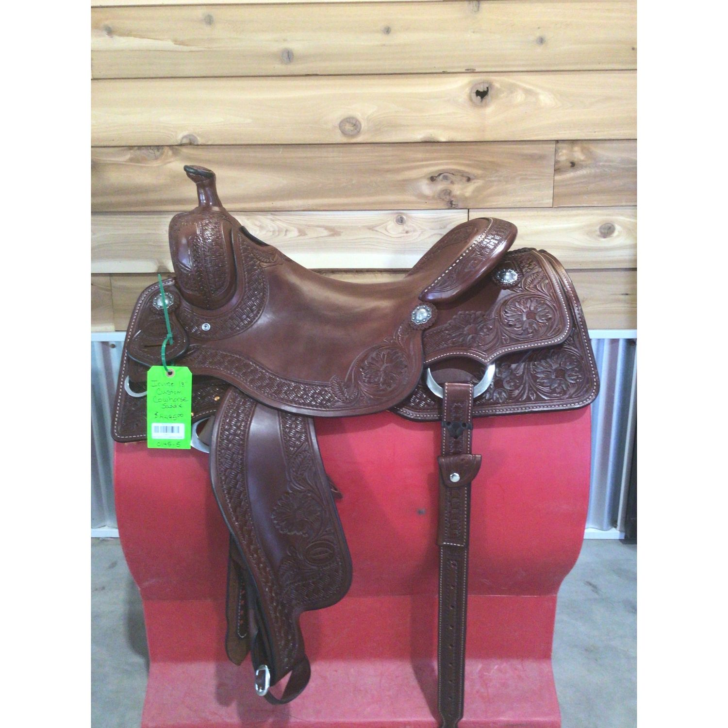 Irvine Custom 18" Cowhorse Saddle-2