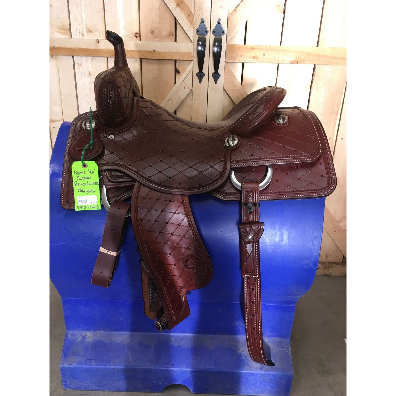 Irvine 16" Custom Ranch Cutter Saddle - 2312-0463