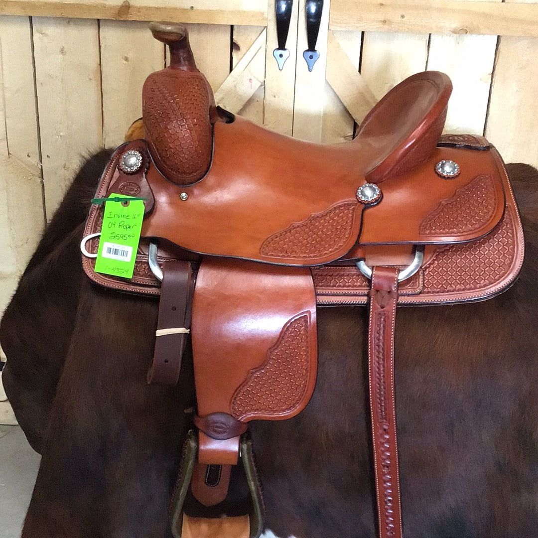 Irvine 16" OY Roping Saddle-5