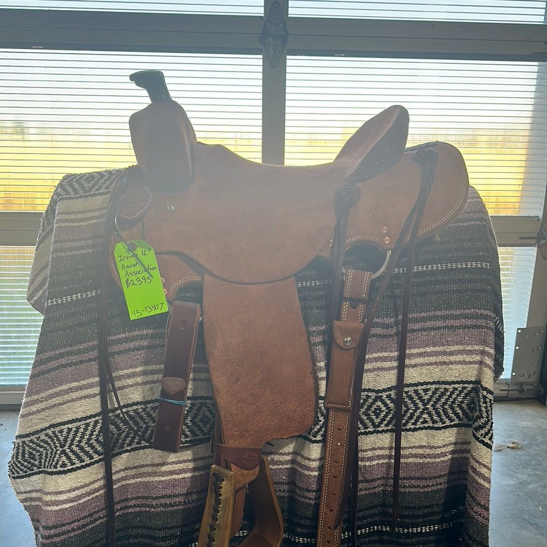 Irvine 16" Roughout Stripped Down Saddle - 45-13407