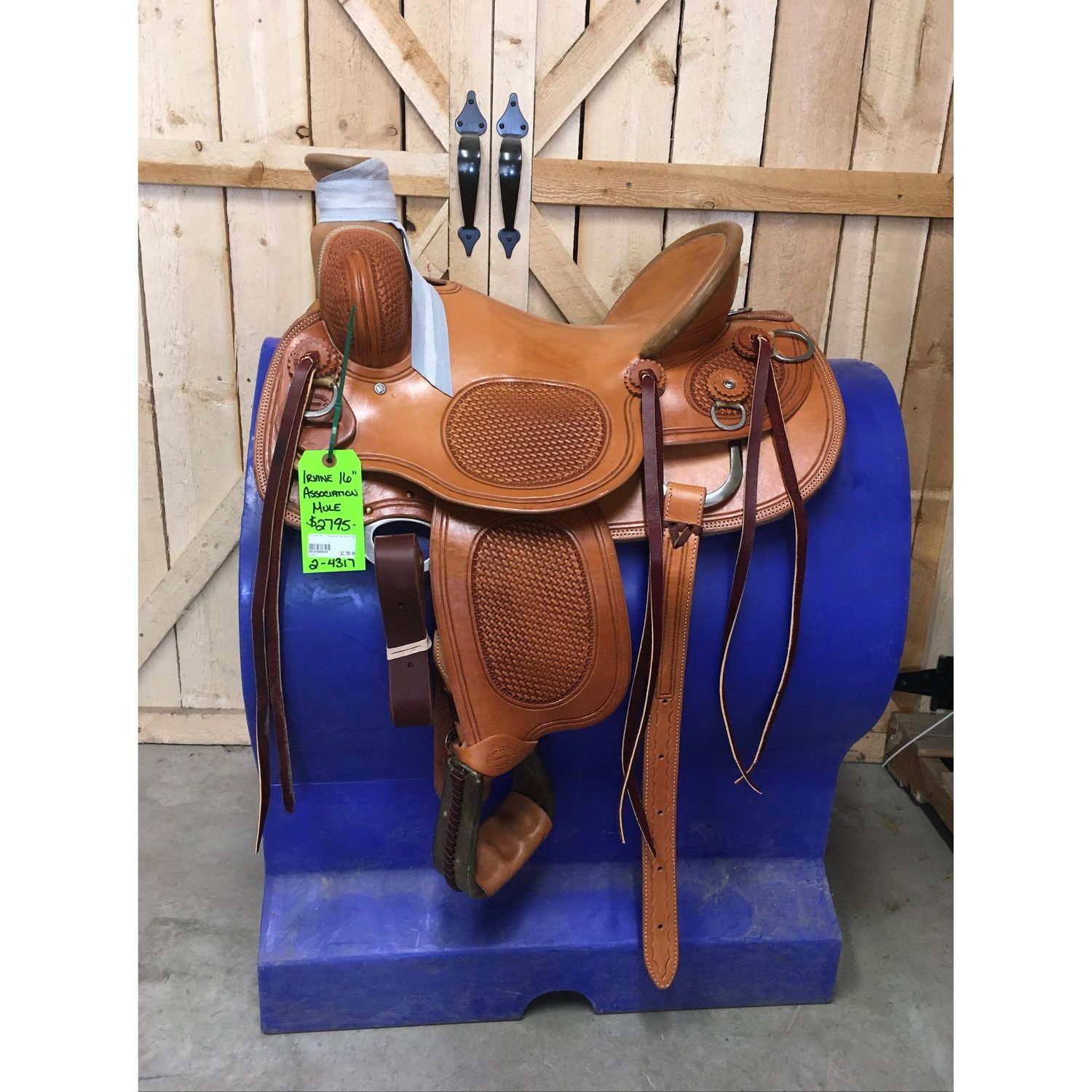 Irvine Association 16" Mule Saddle