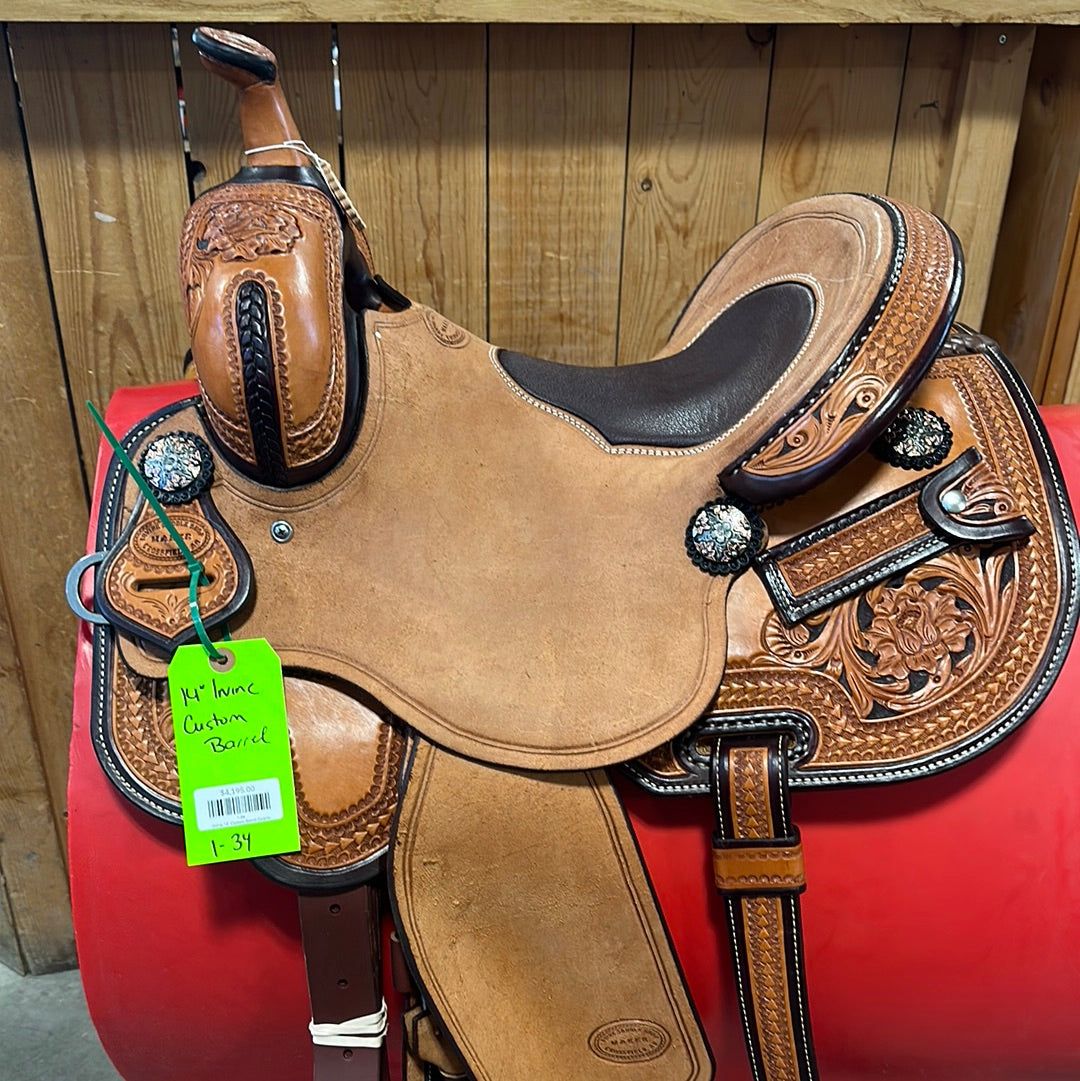 Irvine Custom 14" Barrel Saddle-4