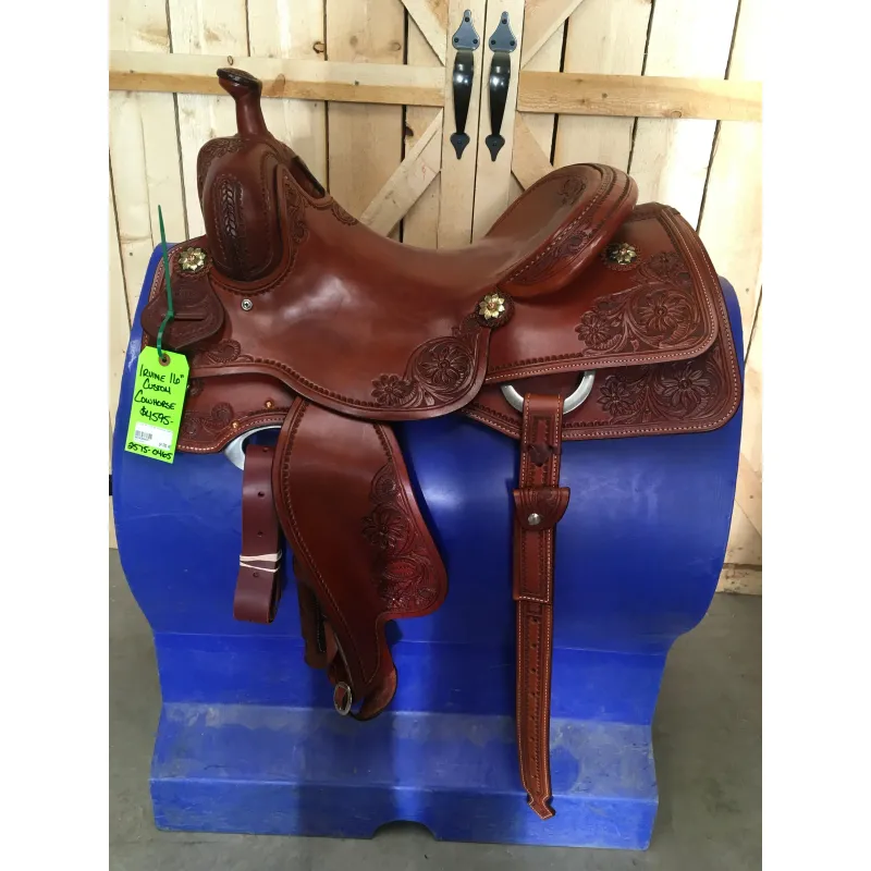 Irvine Custom 16" Cowhorse Saddle - 2575-0465