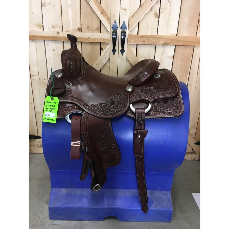 Irvine Custom 16" Cowhorse Saddle - 2332-0463