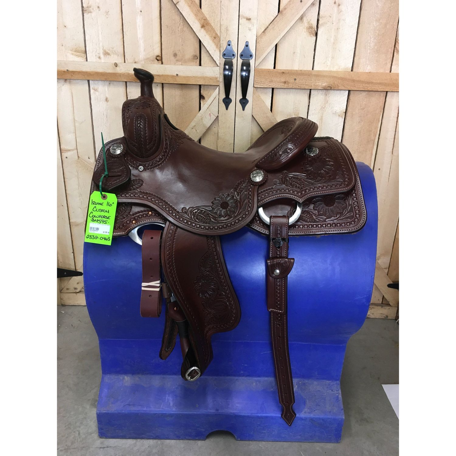 Irvine Custom 16" Cowhorse Saddle - 2332-0463