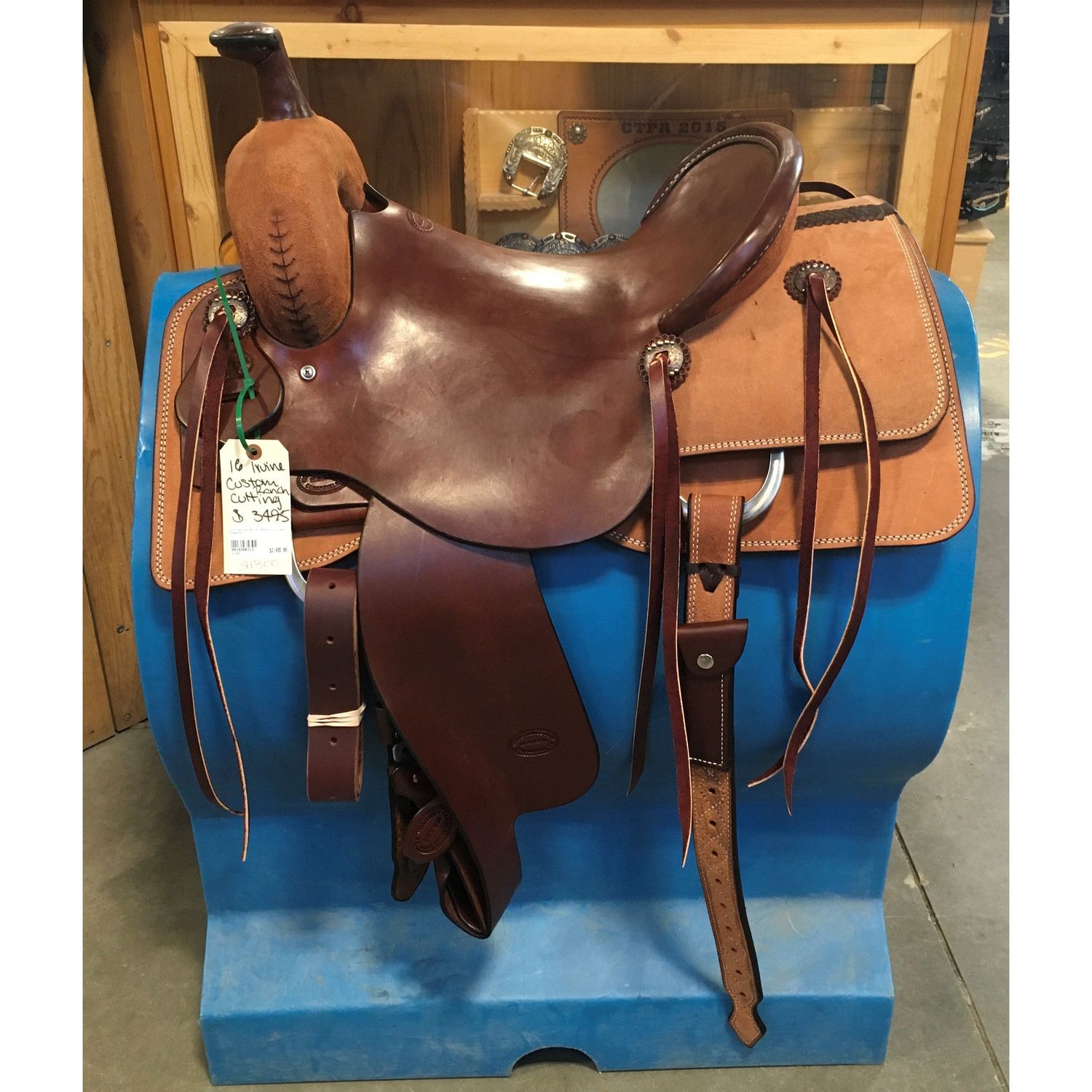 Irvine Custom 16" Ranch Cutting Saddle - 21300